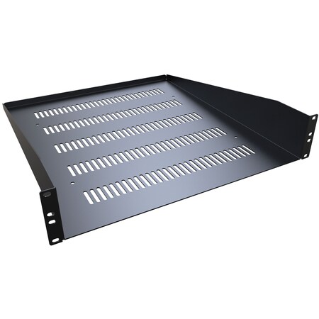 Hammond 2U 20D VENTED RACK SHELF RASV190320BK1